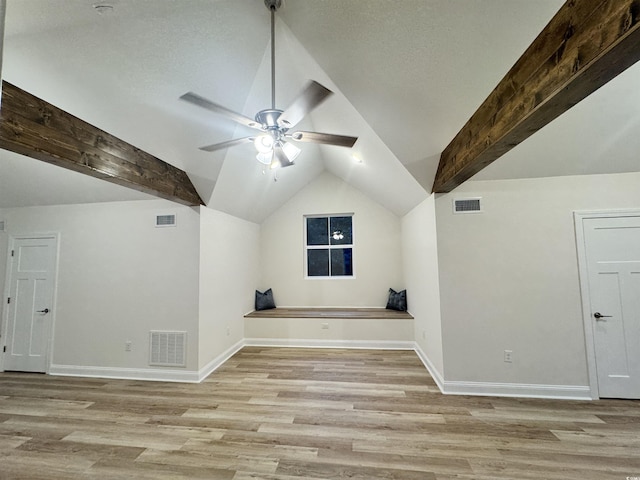 1673 Carriage Ln, Little River, SC 29566 - bonus room featuring ceiling fan and light wood-style flooring