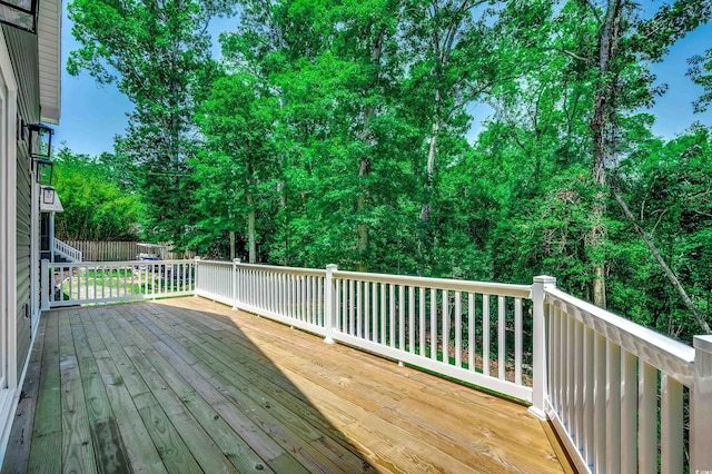 1673 Carriage Ln, Little River, SC 29566 - view of wooden deck