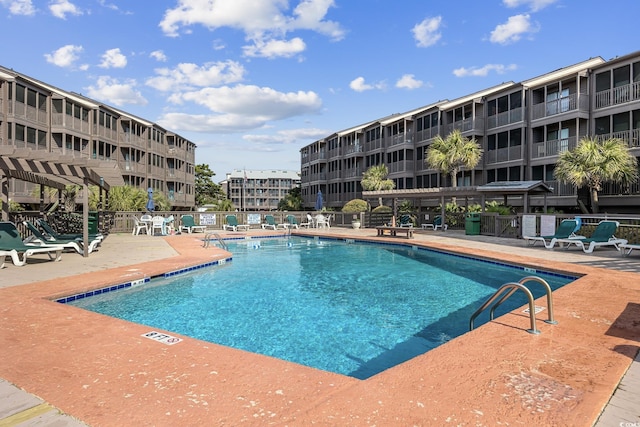 210 N Ocean Blvd Unit 333, North Myrtle Beach, SC 29582 - community pool with a patio