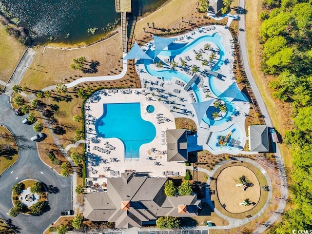 4410 Honir Dr, Myrtle Beach, SC 29579 - aerial view of a pool area
