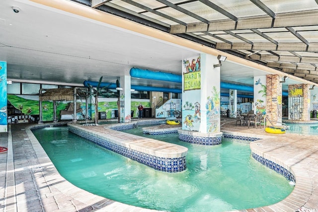 3000 N Ocean Blvd N Unit 1401, Myrtle Beach, SC 29577 - view of indoor pool