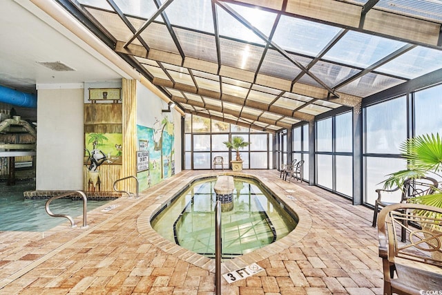 3000 N Ocean Blvd N Unit 1401, Myrtle Beach, SC 29577 - indoor pool featuring an indoor hot tub
