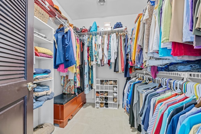 444 Dornoch Dr, Pawleys Island, SC 29585 - spacious closet with carpet