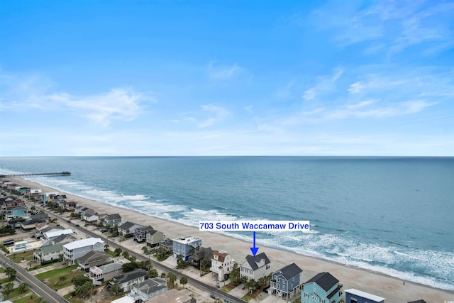 703 S Waccamaw Dr, Garden City Beach, SC 29576 - water view featuring local beach