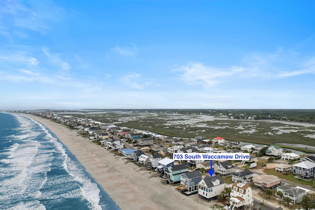 703 S Waccamaw Dr, Garden City Beach, SC 29576 - aerial perspective of suburban area with expansive coastline