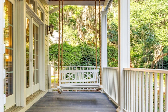 509 Heston Point Dr, Pawleys Island, SC 29585 - deck featuring a porch