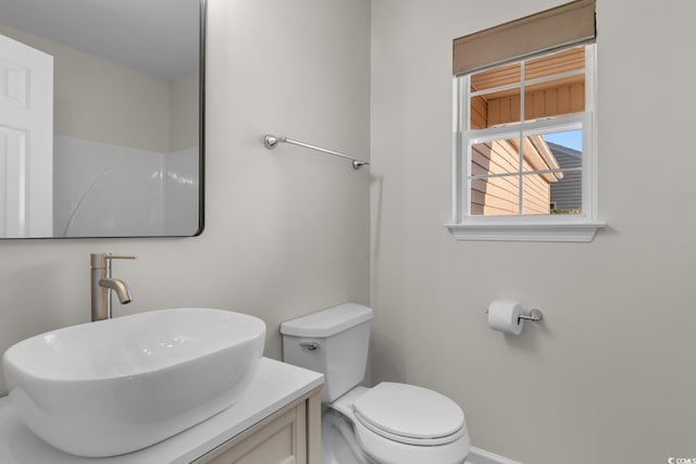 2072 Haystack Way, Myrtle Beach, SC 29579 - bathroom with vanity, toilet, and baseboards