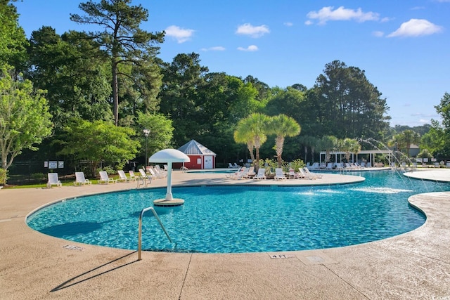 2072 Haystack Way, Myrtle Beach, SC 29579 - community pool featuring a patio