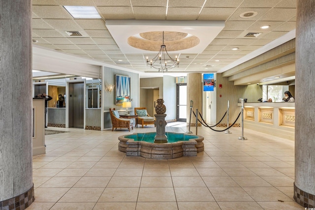 1105 S Ocean Blvd Unit 928, Myrtle Beach, SC 29577 - lobby featuring a drop ceiling