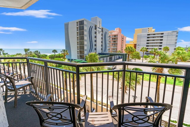 7100 N Ocean Blvd N Unit 321, Myrtle Beach, SC 29572 - balcony with a water view