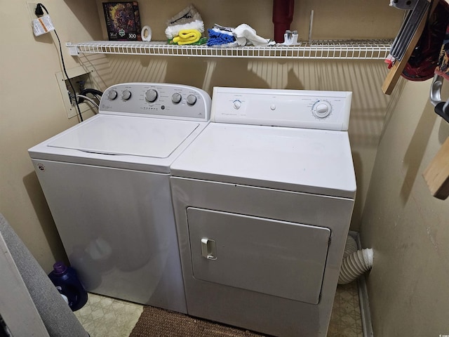 207 N 3rd Ave N Unit 247, North Myrtle Beach, SC 29582 - laundry room featuring separate washer and dryer