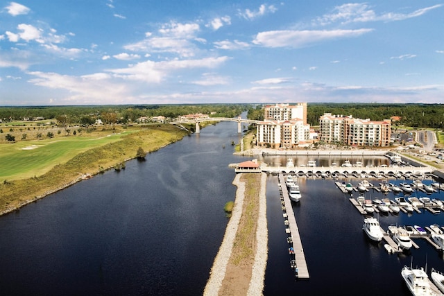 8323 Cape Dutch Loop, Myrtle Beach, SC 29572 - drone / aerial view of a nearby body of water and apartment complex