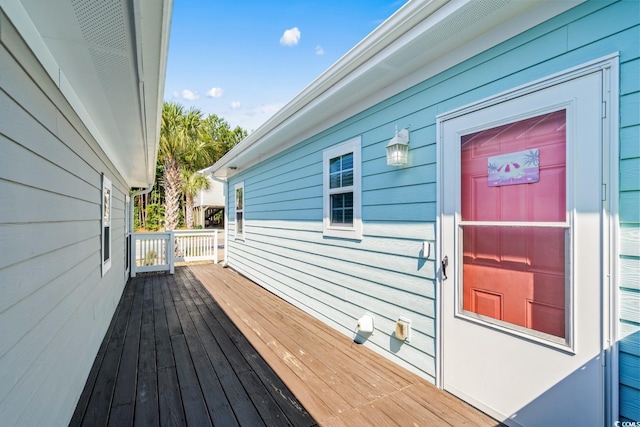 4338 Grande Harbour Blvd, Little River, SC 29566 - view of wooden deck