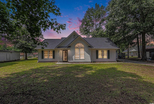 3429 Mishoe St, Loris, SC 29569 - single story home featuring a front yard and roof with shingles