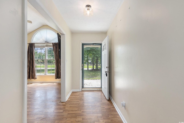 3429 Mishoe St, Loris, SC 29569 - entryway with wood finished floors and baseboards