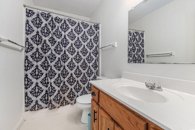 3429 Mishoe St, Loris, SC 29569 - bathroom with vanity and a shower with shower curtain
