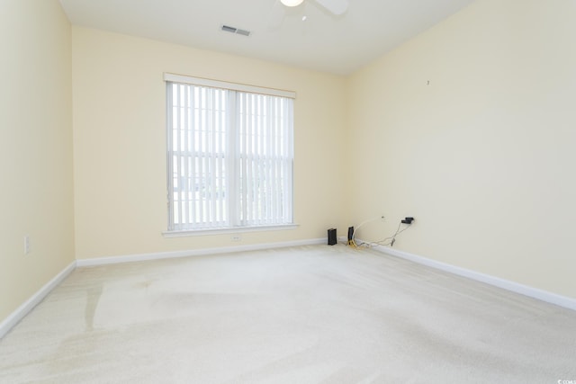 1044 Vestry Dr, Murrells Inlet, SC 29576 - empty room featuring carpet flooring, a ceiling fan, and baseboards
