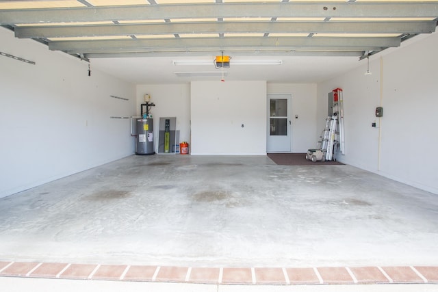 1044 Vestry Dr, Murrells Inlet, SC 29576 - garage featuring electric water heater and a garage door opener