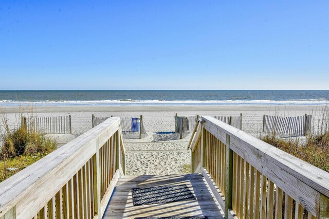 1501 S Ocean Blvd Unit 1232, Myrtle Beach, SC 29577 - view of property's community with view of water and beach