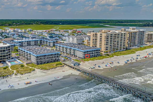 6000 N Ocean Blvd Unit 119, North Myrtle Beach, SC 29582 - bird's eye view of unending shoreline and apartment complex / building