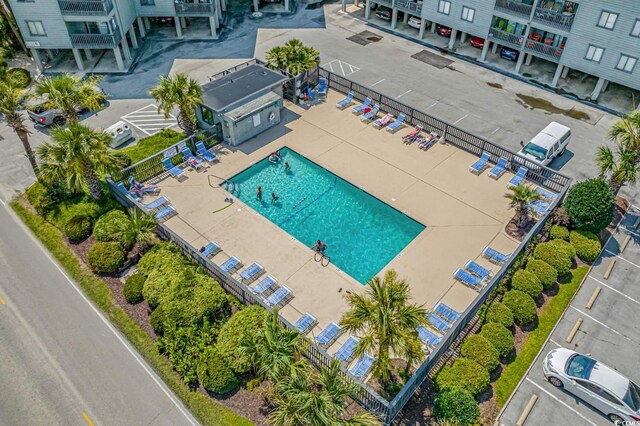 6000 N Ocean Blvd Unit 119, North Myrtle Beach, SC 29582 - bird's eye view of a pool