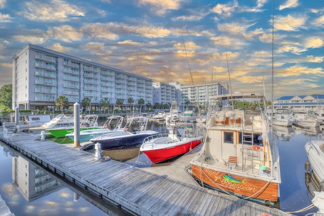 2100 Sea Mountain Hwy Unit 202, North Myrtle Beach, SC 29582 - dock area with a water view