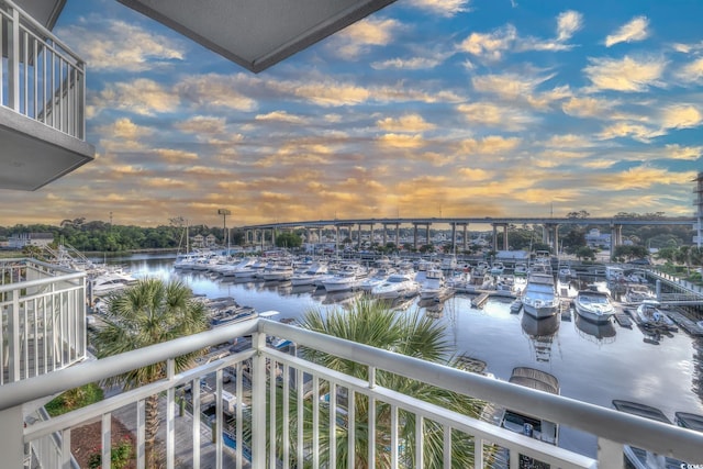 2100 Sea Mountain Hwy Unit 202, North Myrtle Beach, SC 29582 - water view featuring a marina