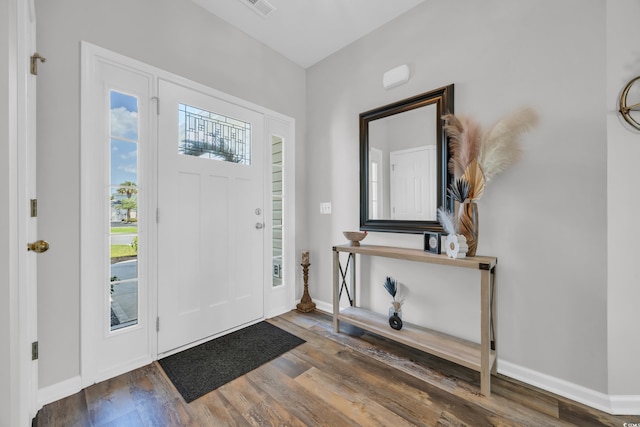 1451 Virginia Pine Dr, Longs, SC 29568 - entryway with healthy amount of natural light, wood finished floors, and baseboards
