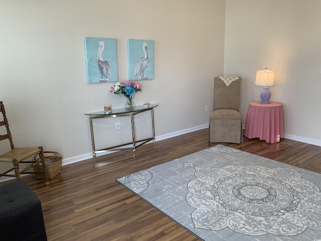 739 Shell Creek Cir Unit 739, North Myrtle Beach, SC 29582 - living area with baseboards and wood finished floors