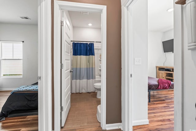 751 Dusty Pine Way, Myrtle Beach, SC 29588 - hall featuring wood finished floors and baseboards