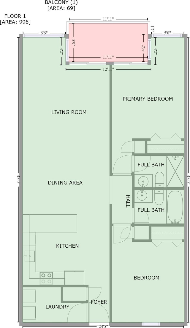 floor plan / room layout