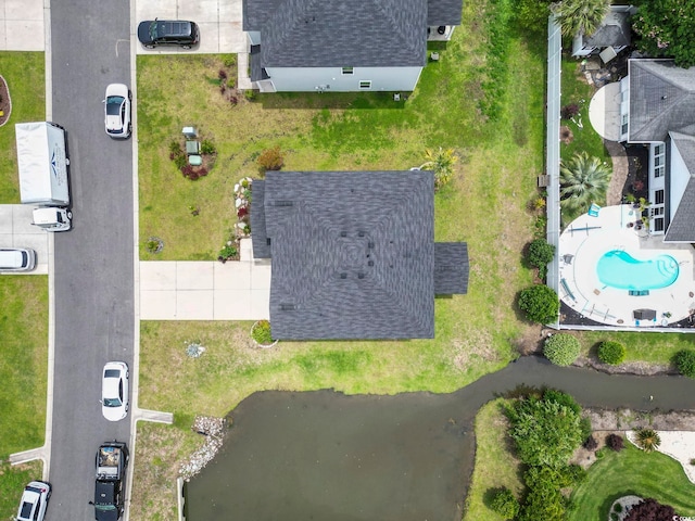 205 Marsh Deer Pl, Surfside Beach, SC 29575 - bird's eye view of a pool area