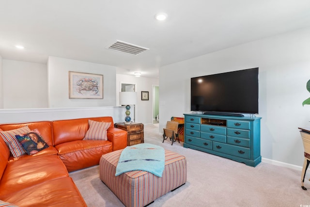 205 Marsh Deer Pl, Surfside Beach, SC 29575 - living room featuring carpet floors and baseboards
