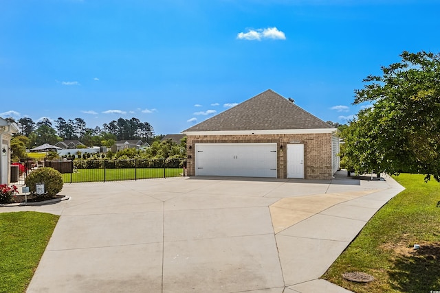 413 Wine Ct, Conway, SC 29527 - view of side of property with brick siding and a shingled roof