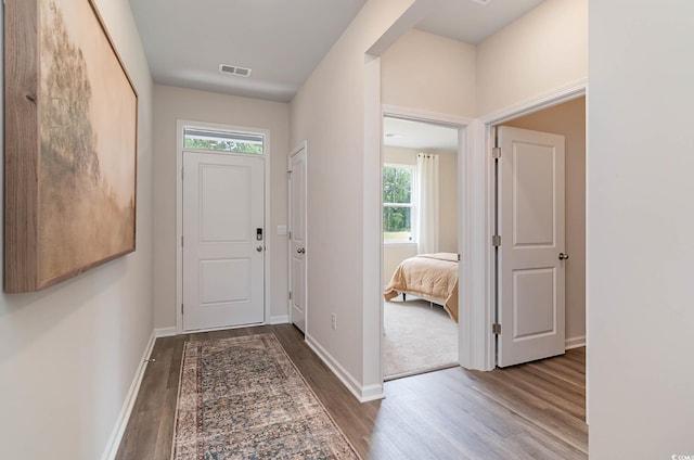 2859 Riverboat Way, Conway, SC 29526 - entrance foyer featuring wood finished floors and baseboards