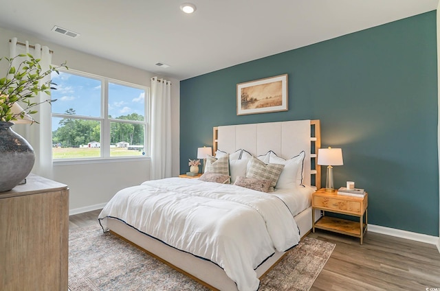 2859 Riverboat Way, Conway, SC 29526 - bedroom featuring baseboards, wood finished floors, and recessed lighting