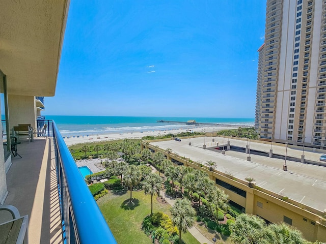 8560 Queensway Blvd Unit 508, Myrtle Beach, SC 29572 - water view featuring local beach