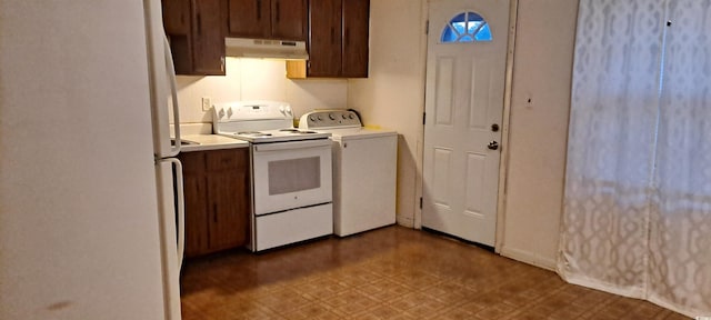 289 Whites Creek Rd, Georgetown, SC 29440 - laundry room featuring washer / clothes dryer and dark flooring