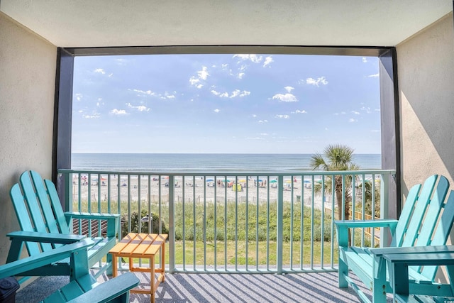 201 74th Ave N Unit 2241, Myrtle Beach, SC 29572 - balcony with view of water and beach