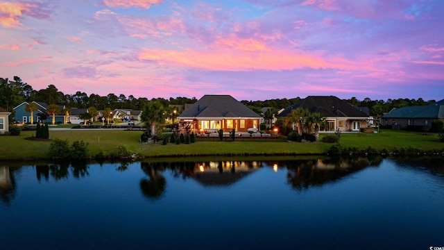 water view featuring nearby suburban area