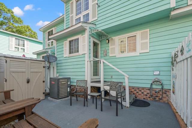 7403 N Ocean Blvd Unit C, Myrtle Beach, SC 29572 - view of patio with cooling unit