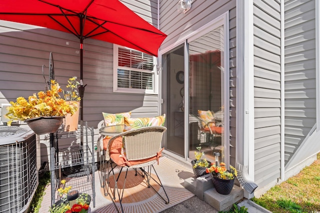 314 Lyons Cove Dr, Myrtle Beach, SC 29577 - wooden terrace featuring cooling unit