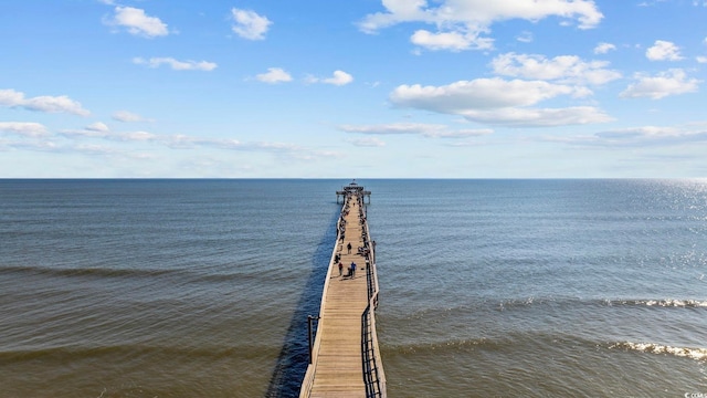 4000 N Ocean Blvd Unit 1002, North Myrtle Beach, SC 29582 - dock area featuring a water view