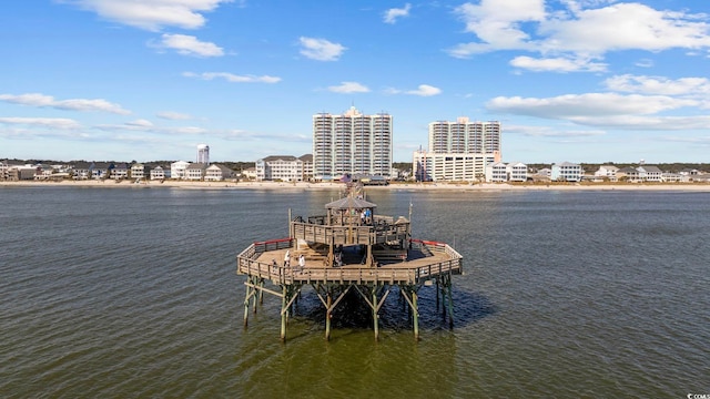 4000 N Ocean Blvd Unit 1002, North Myrtle Beach, SC 29582 - dock area featuring a water view