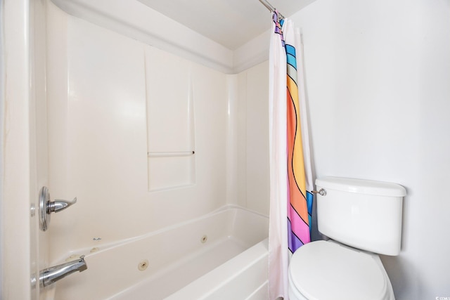 4000 N Ocean Blvd Unit 1002, North Myrtle Beach, SC 29582 - bathroom featuring toilet and shower / bathtub combination with curtain
