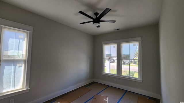 1424 Hydrangea Dr, Myrtle Beach, SC 29579 - unfurnished room with baseboards and ceiling fan