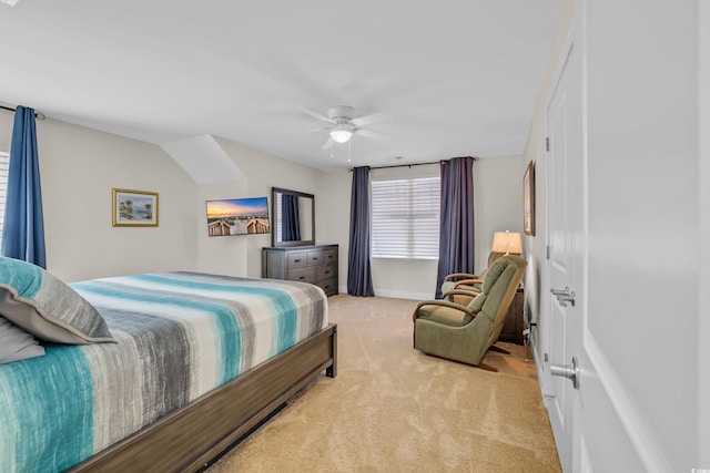 1012 Mary Read Dr, North Myrtle Beach, SC 29582 - carpeted bedroom with ceiling fan