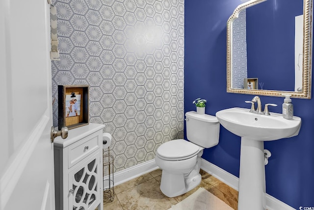 104 Splendor Cir, Murrells Inlet, SC 29576 - half bath featuring toilet, baseboards, and tile patterned floors