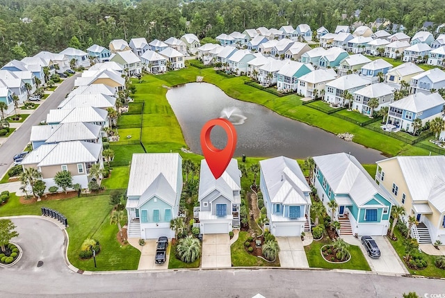 104 Splendor Cir, Murrells Inlet, SC 29576 - aerial view of residential area featuring a nearby body of water