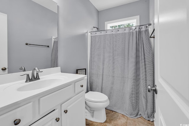 104 Splendor Cir, Murrells Inlet, SC 29576 - bathroom featuring vanity, toilet, and a shower with shower curtain